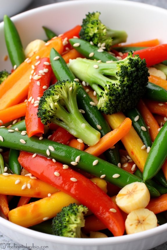 vibrant vegetable stir fry